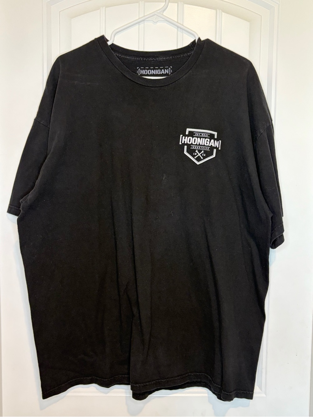 Hoonigan Men's Black Logo Crew T-Shirt
